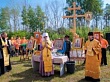 Крестный ход к месту строящейся часовни